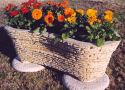 Virágvályú - Piskóta  alakú rétegelt 40; 50; 60; 70  cm-es váza (108) - Akció, ár, árak, árlista