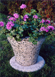 Virágvályú - 50 cm átmérőjű rétegelt váza (111) - Akció, ár, árak, árlista